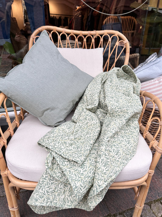 Quiltet plaid (140x180 cm) - olivia sage