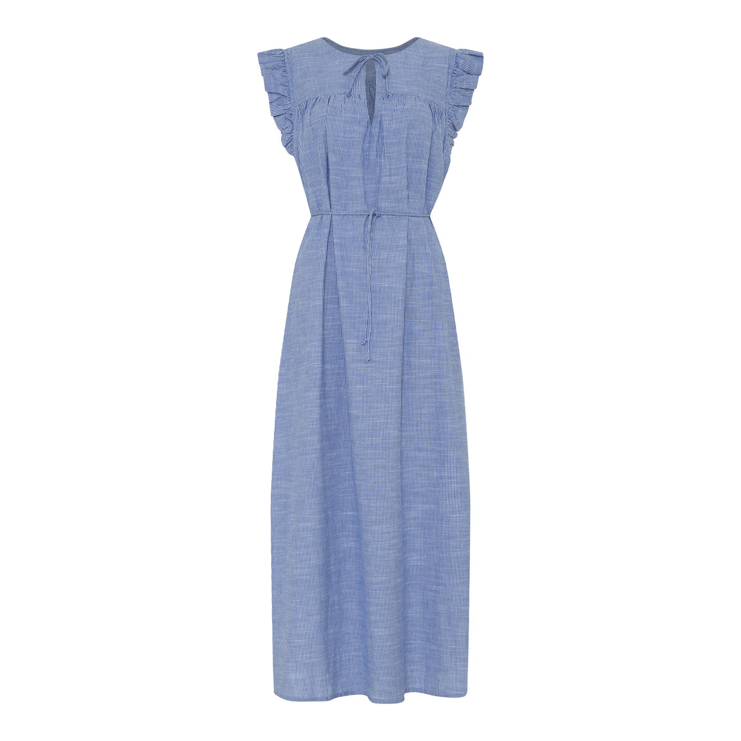 Stockholm SL Long Dress MEDIUM BLUE STRIPE