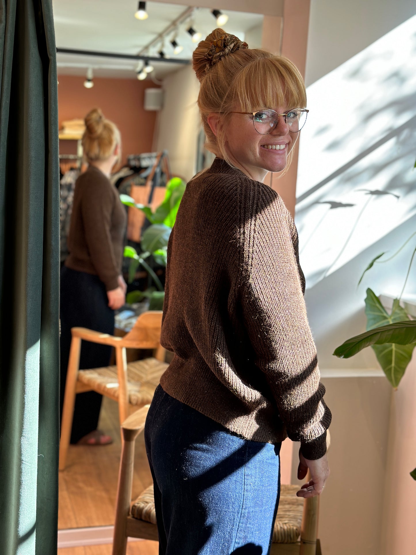 Mona Cardigan COFFEE