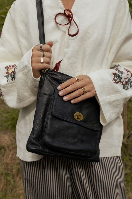 Kay Urban, Skuldertaske, Black, Re:designed