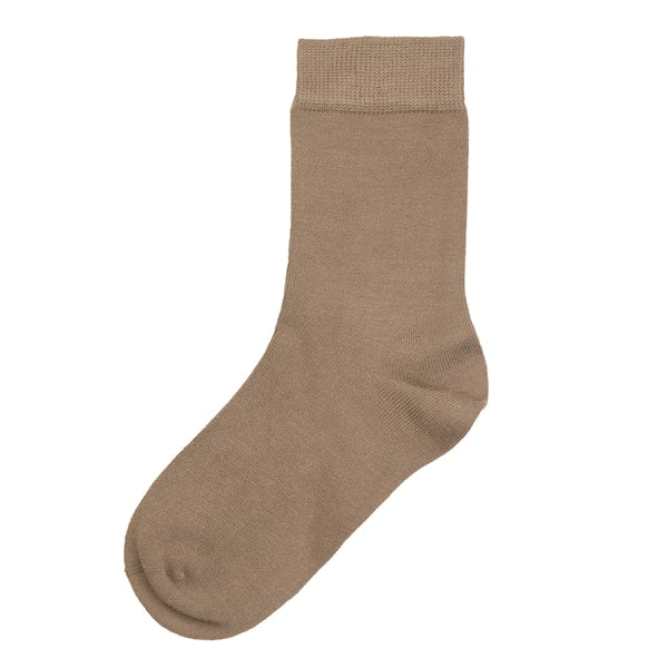 Bambusstrømpe, Mørk Beige, Joha