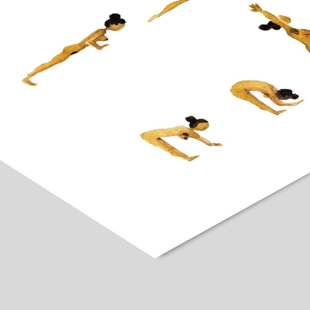 Plakat: Sun Salutation Golden (A)