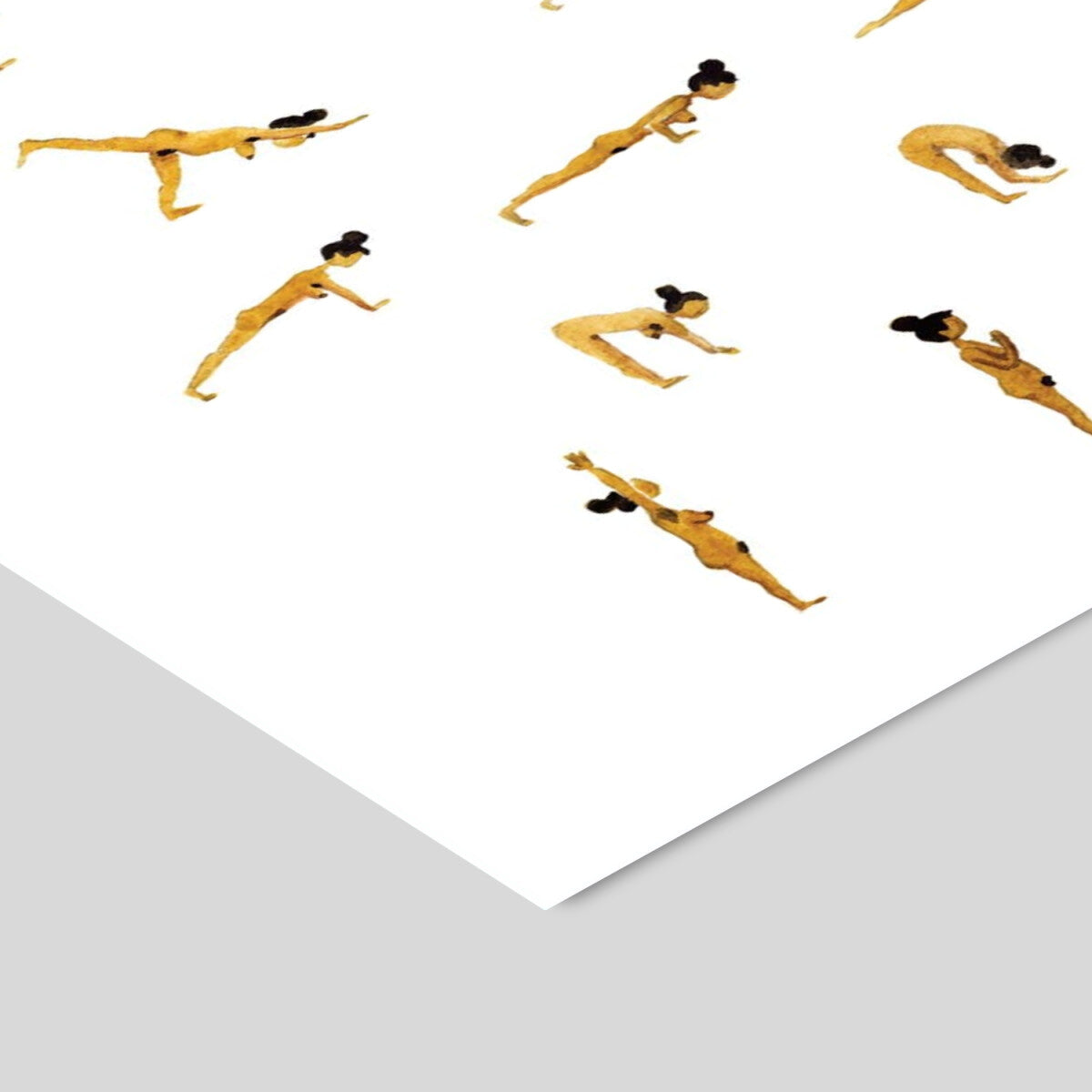 Plakat: Sun Salutation Golden (B)