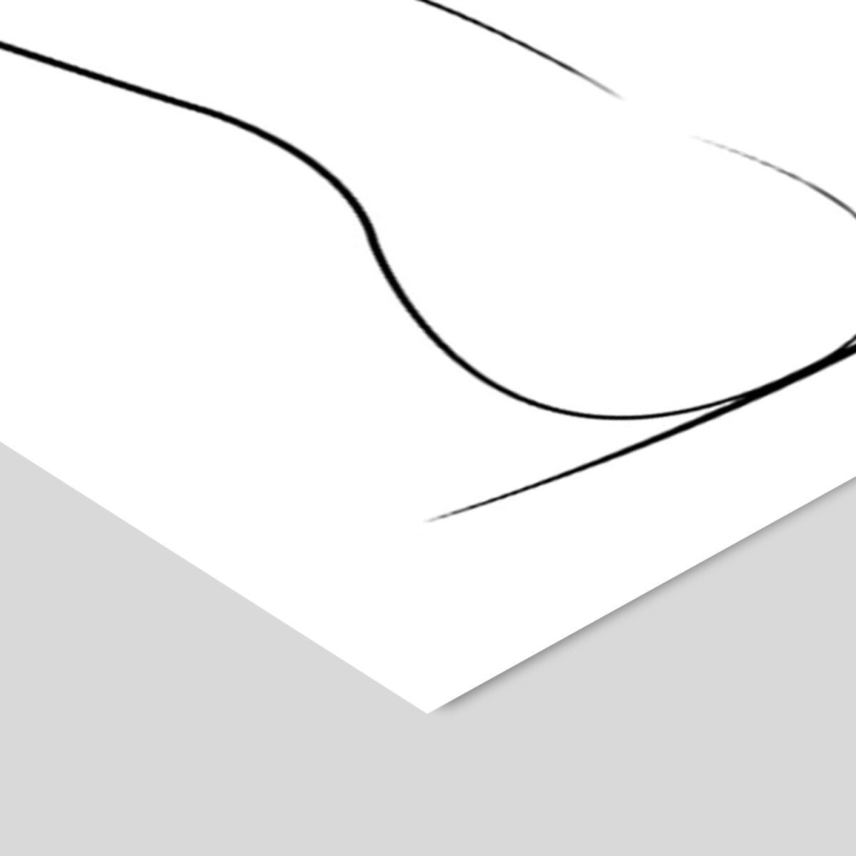 Plakat: One Line Silhouette