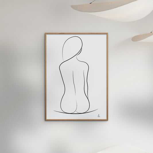 Plakat: One Line Silhouette