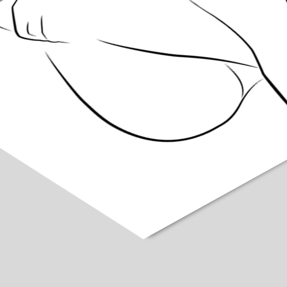 Plakat: Sitting Silhouette