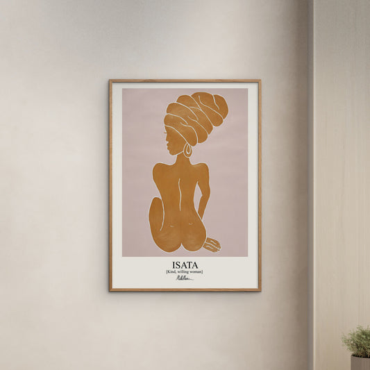 Plakat: Isata (orange)