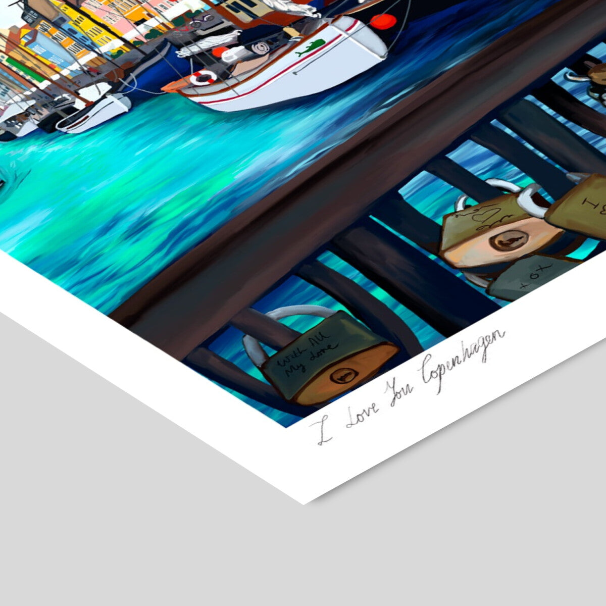 Plakat: I Love You Copenhagen