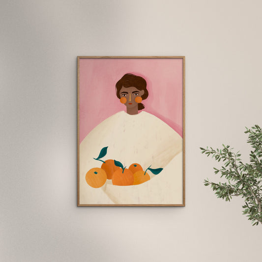 Plakat: The Woman with the Orange