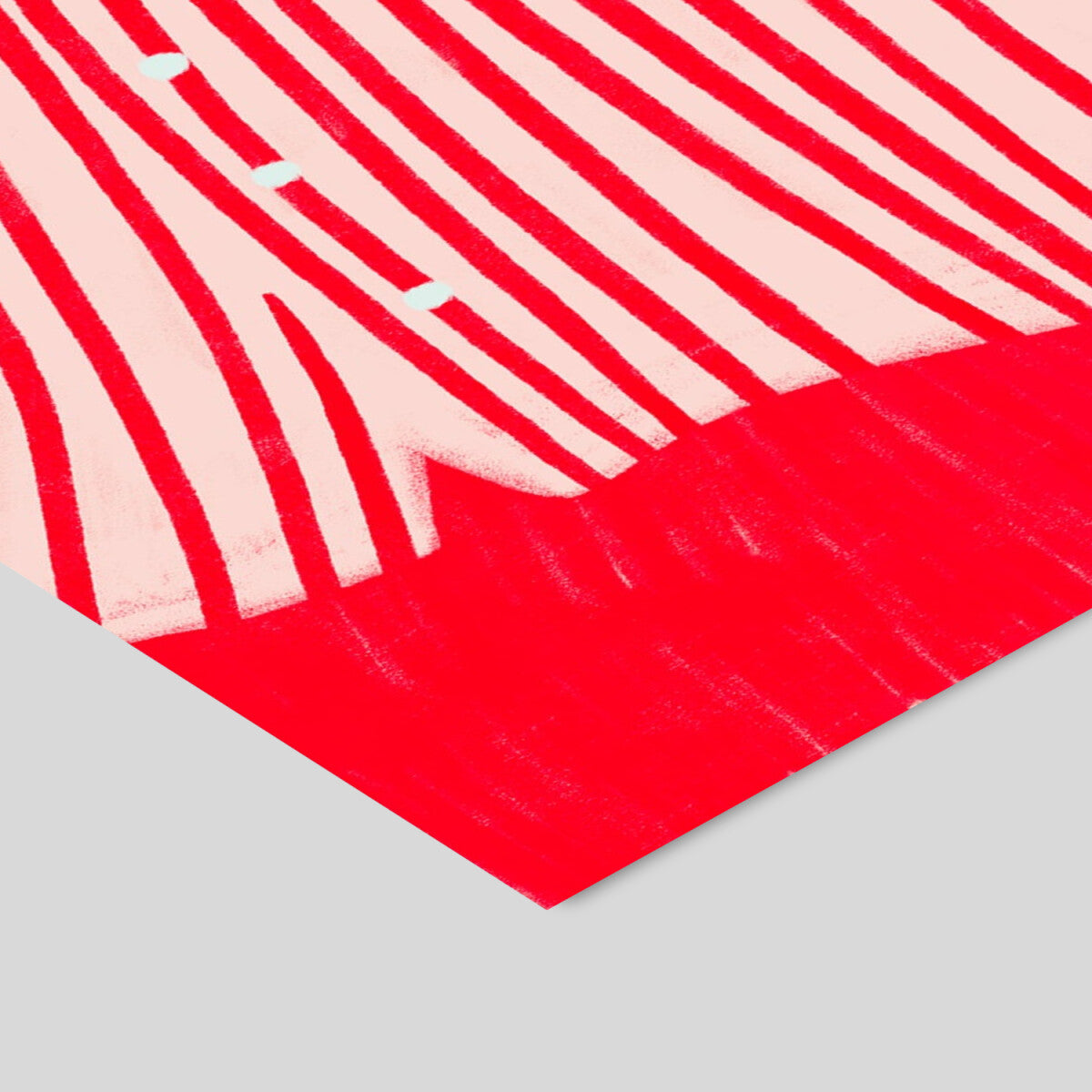 Plakat: The woman with the red stripes