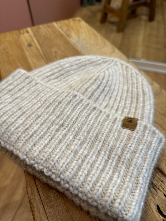 Strikket hue, Oat, Pure Pure