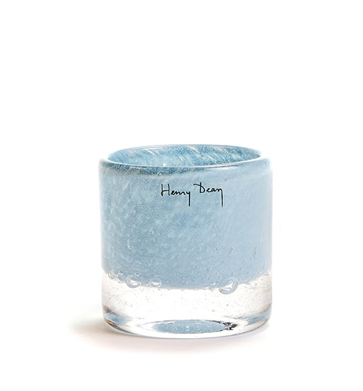 Unika glas PASTEL BLÅ