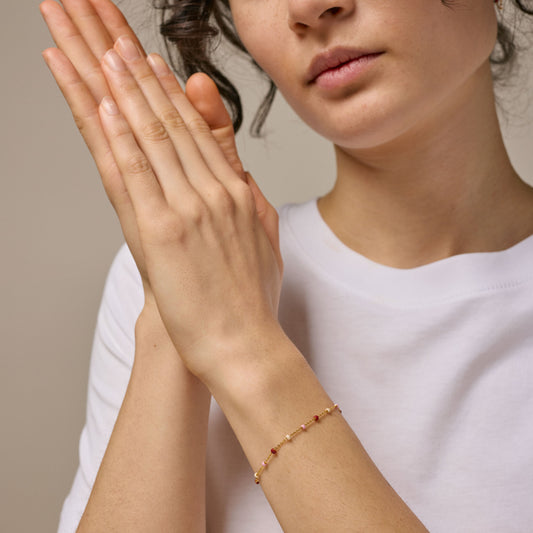 Armbånd 'Lola' (rosie)