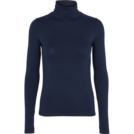 Joline T-Neck, Navy, Basic Apparel