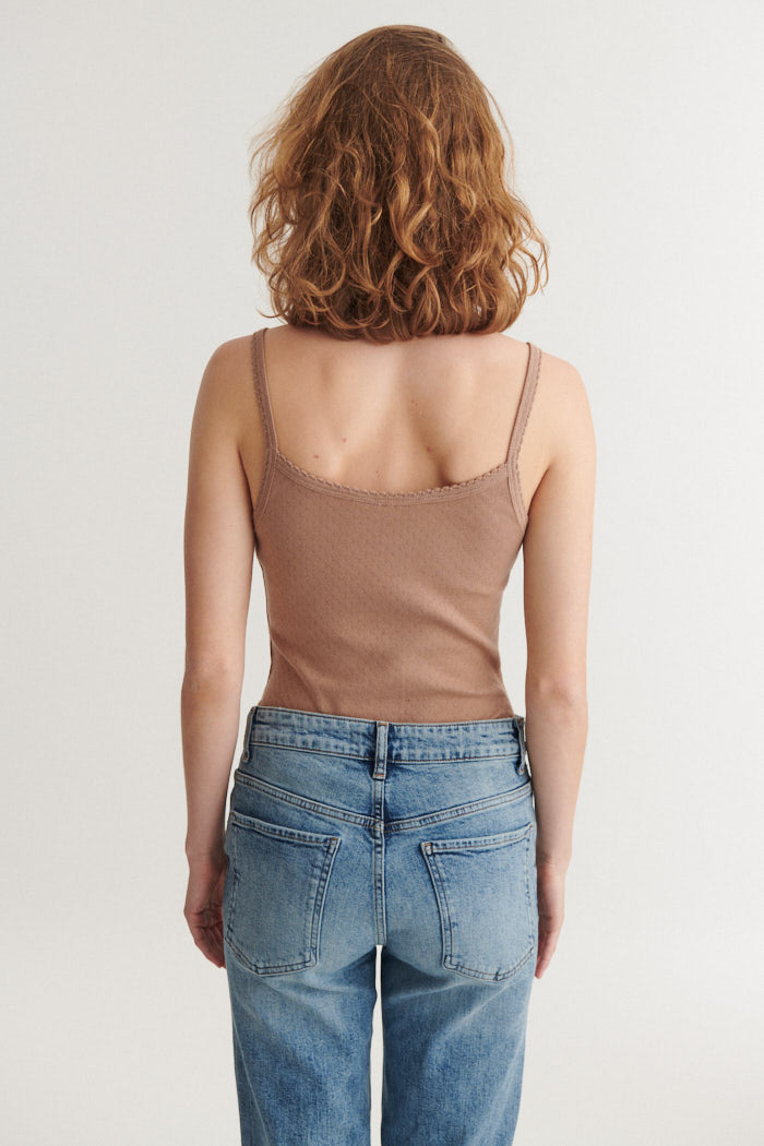 Arense Strap Top, Portobella, Basic Apparel