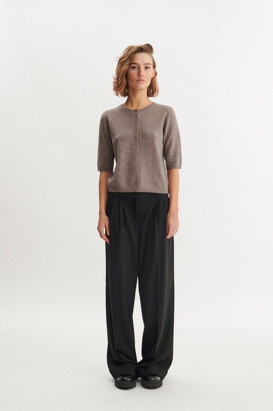 Selem Granddad Tee, Portabella, Basic Apparel