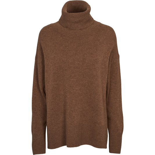 Liz Rullekrave Sweater, Fondue Fudge, Basic Apparel