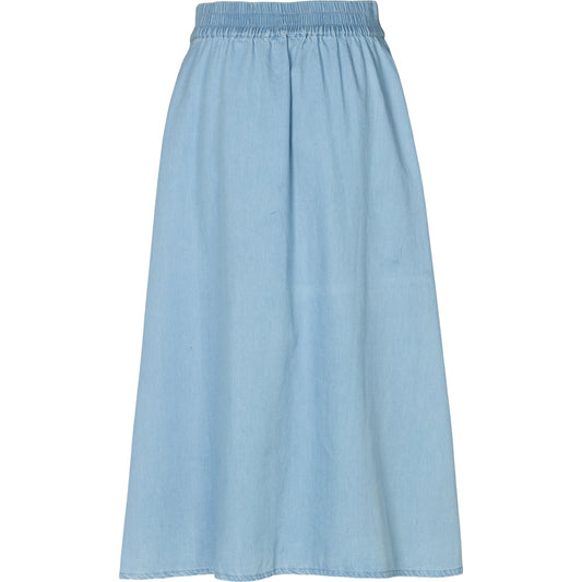 Cody Skirt, Light Wash, Basic Apparel