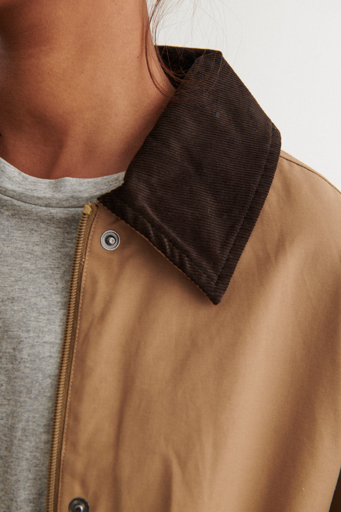 Lin Jacket, Sephia Tint, Basic Apparel