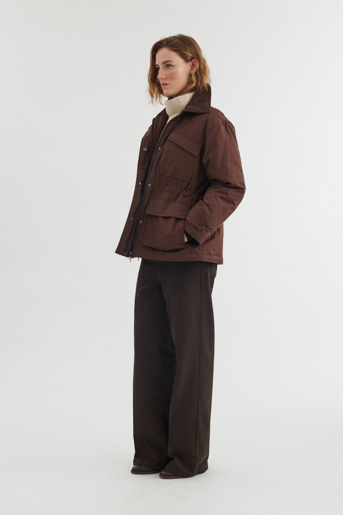 Asani Jacket, Chicory Coffee, Basic Apparel