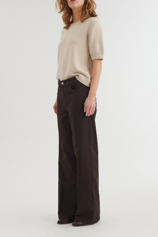 Enya Brown Jeans, Chocolate Torte, Basic Apparel