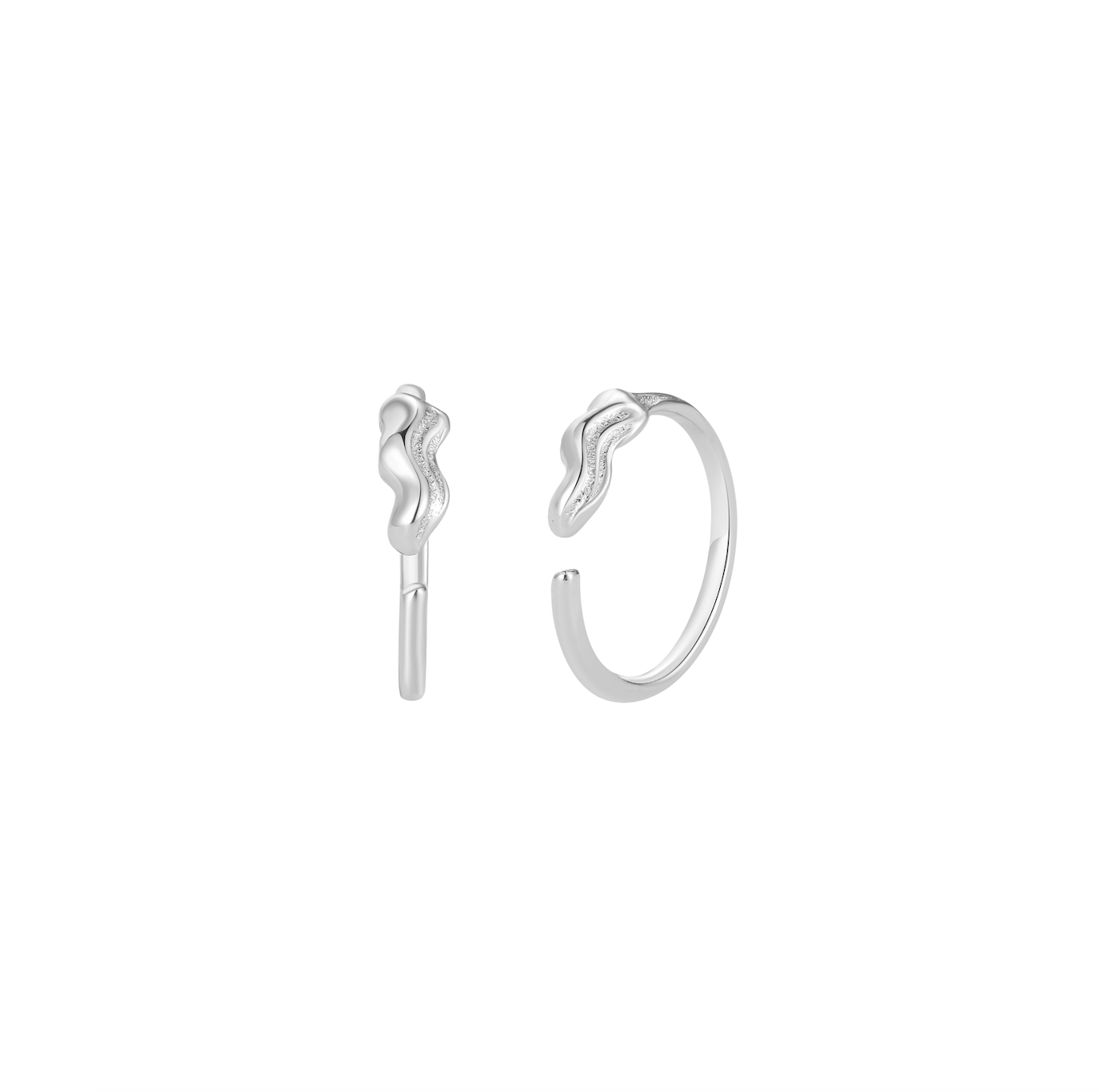 Brisa Petite Hoop / Silver