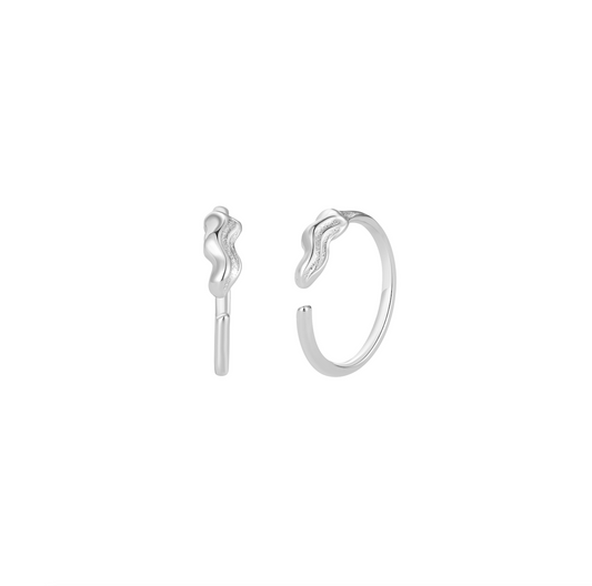 Brisa Petite Hoop / Silver