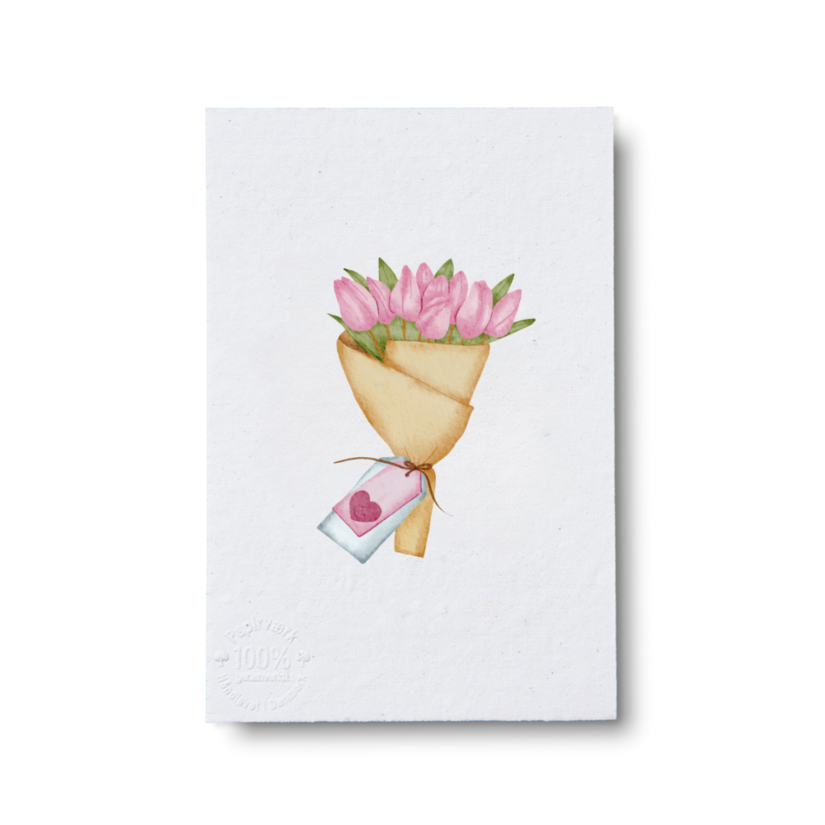 Bridal Bouqet, A7 dobbeltside, Papirværk