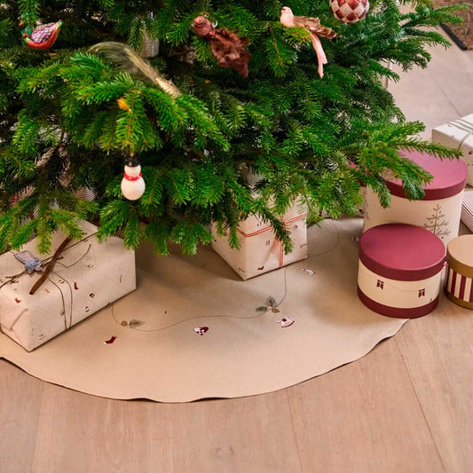 Juletræstæppe D120 cm.