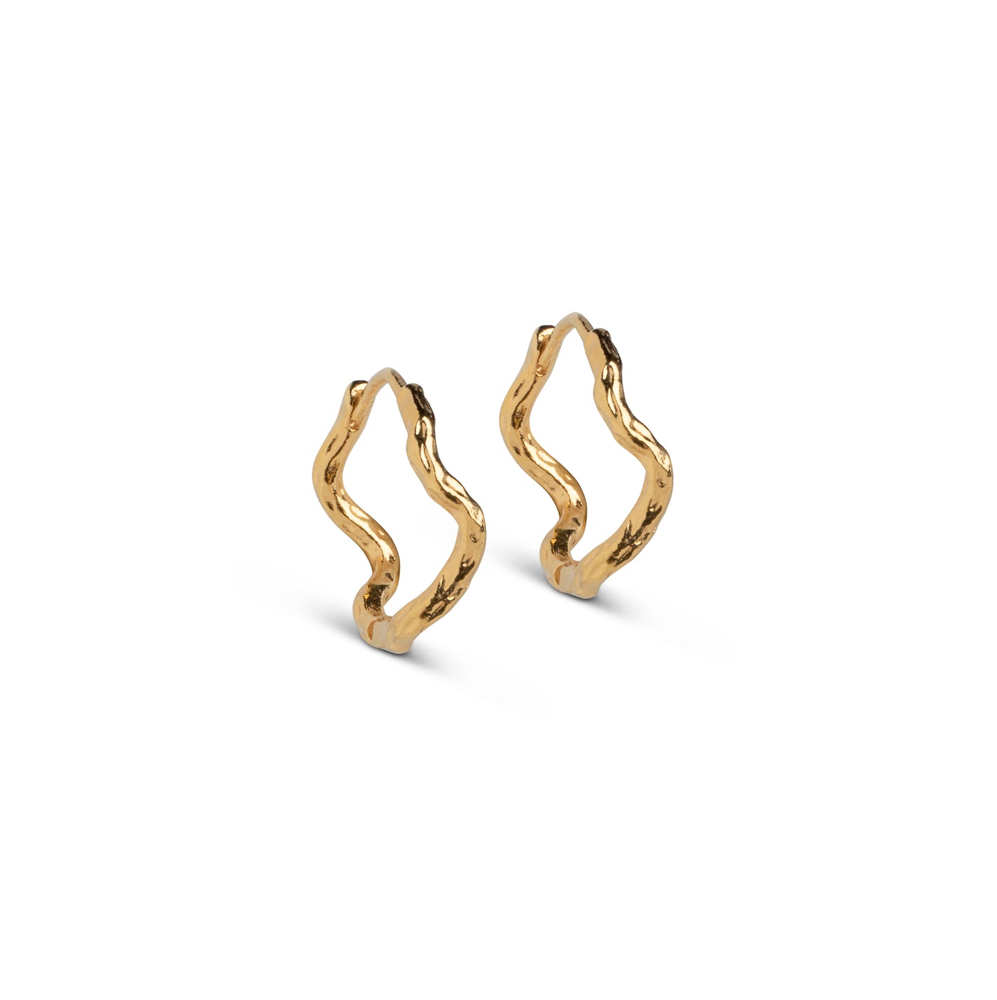 Hoops 'Holly' gold plated
