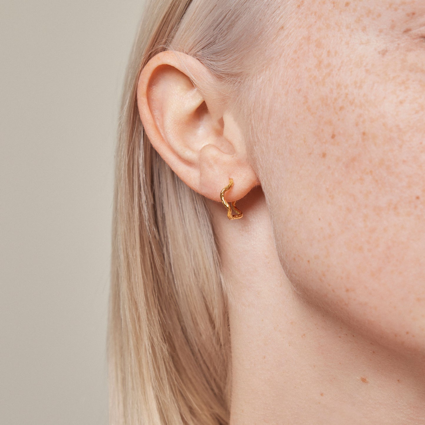 Hoops 'Holly' gold plated