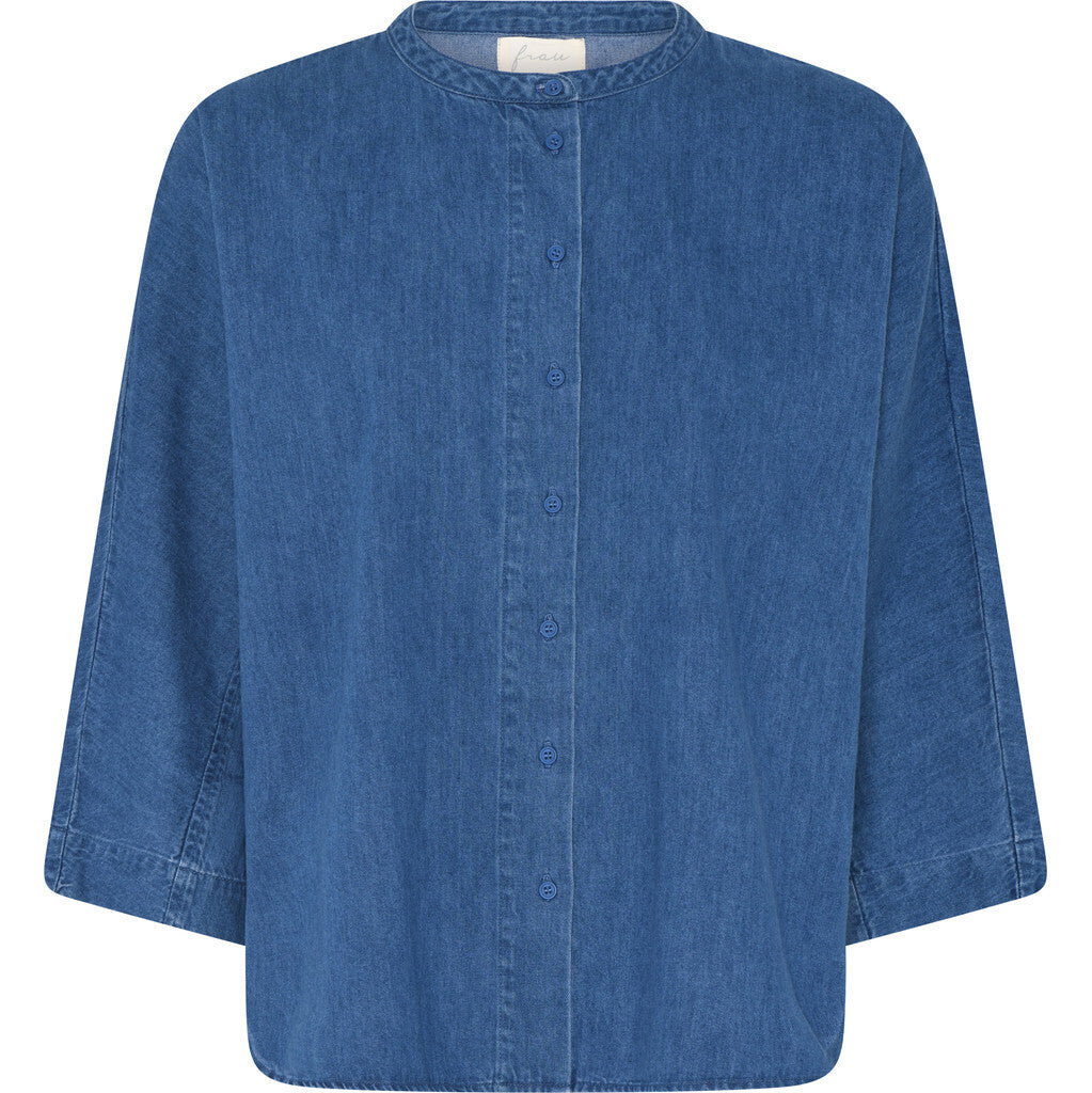 Seoul Short Denim Shirt CLEAR BLUE DENIM
