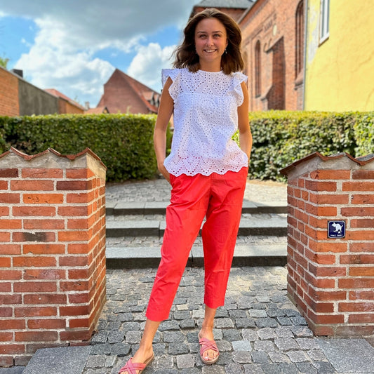 Oslo Ankle Pant HOT CORAL