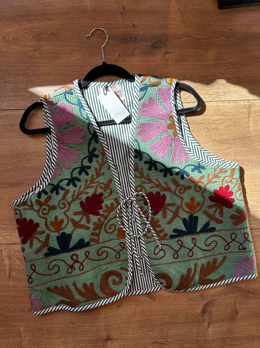 Fia Suzani Kantha Vest #1