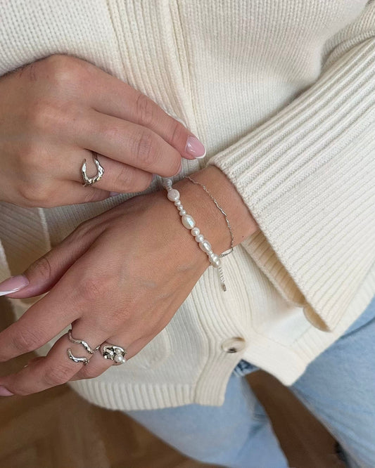 Nerina Bracelet, Silver, Nava