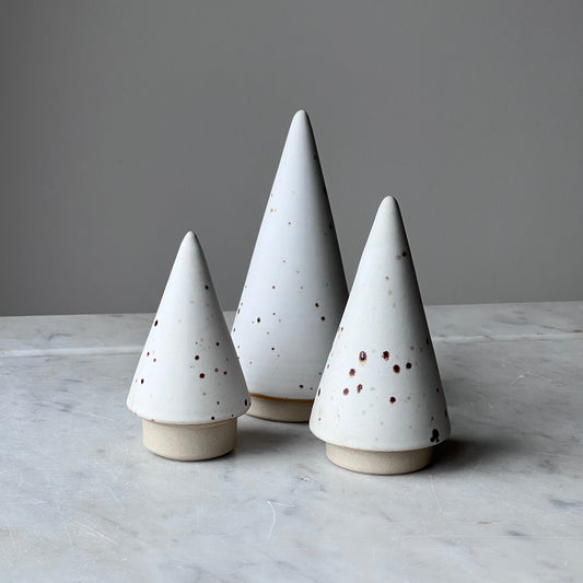 Juletræ, Flat White, Damhus Keramik