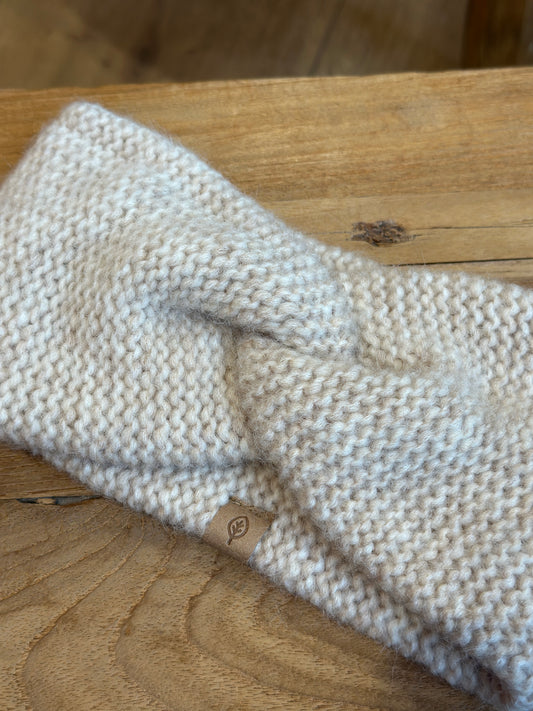 Strikket pandebånd, Oat, Pure Pure