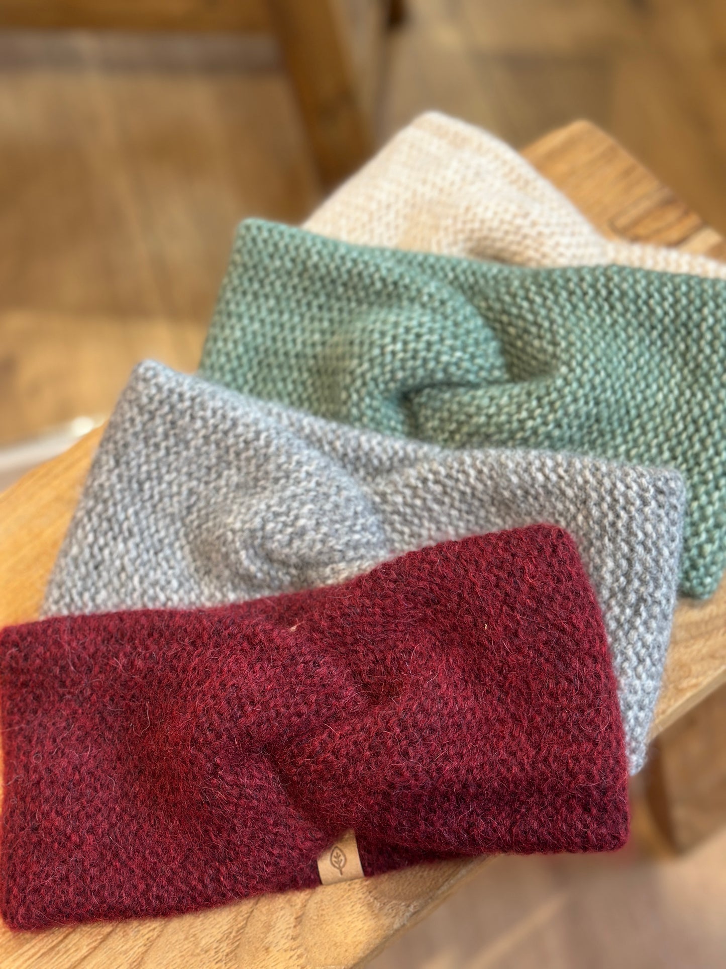 Strikket pandebånd, Oat, Pure Pure