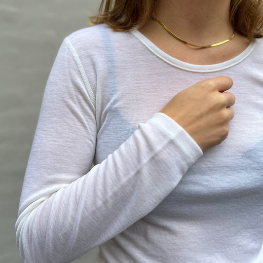 Marie bluse hvid JOHA