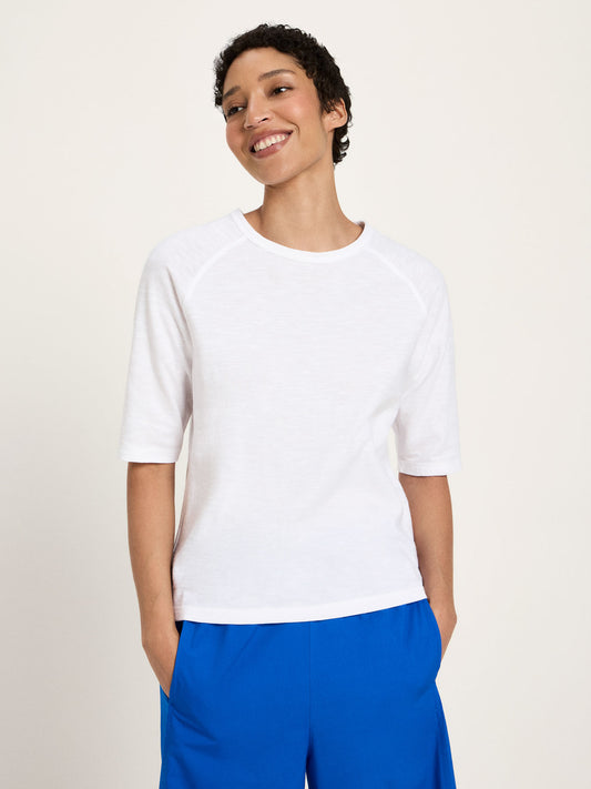 Tee med raglanærmer, White, Lanius