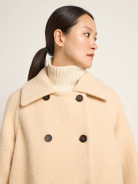 Jakke - organic wool (off white)