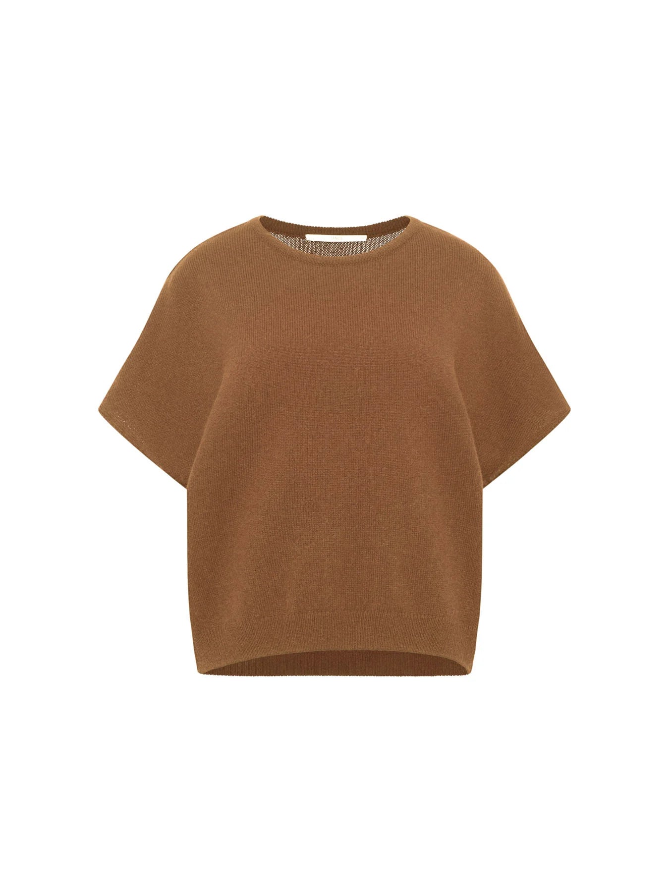 Sweater Vest Wool, Brown, Lanius