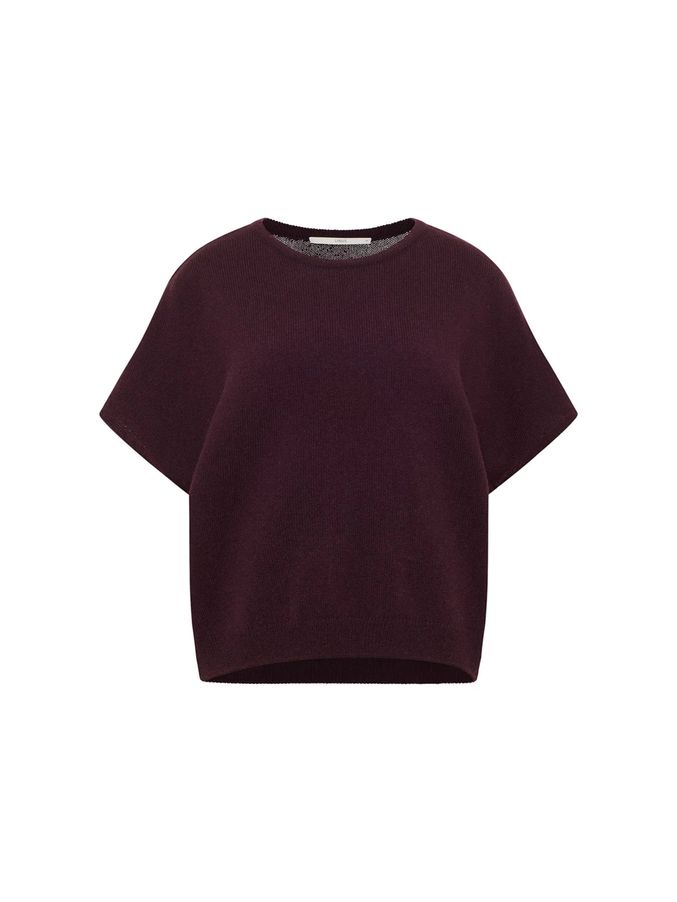 Sweater Vest Wool, Bordeaux, Lanius