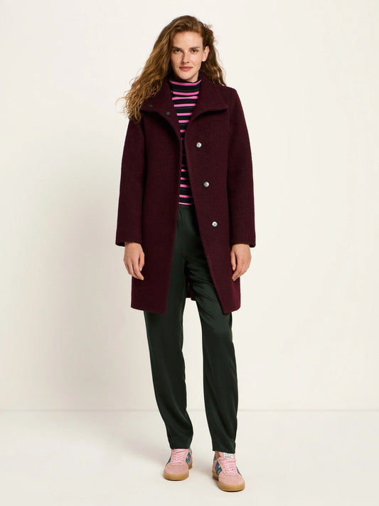 Frakke, Wool, Bordeaux, Lanius