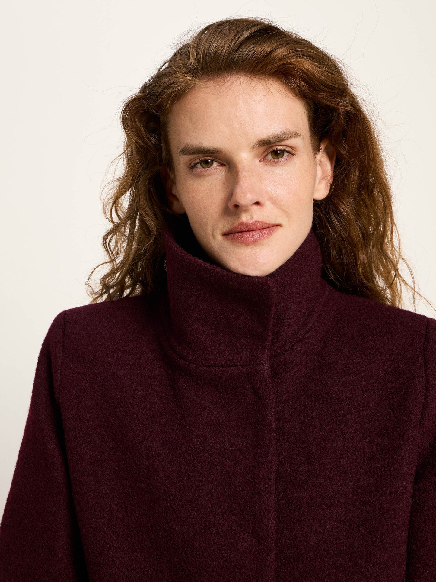 Frakke, Wool, Bordeaux, Lanius