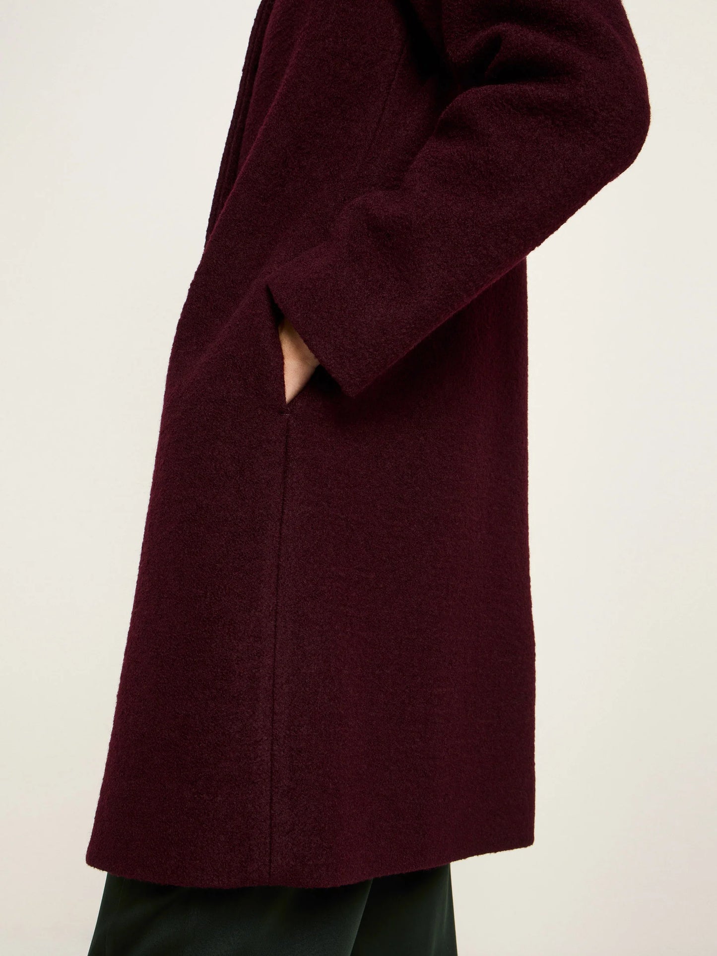 Frakke, Wool, Bordeaux, Lanius