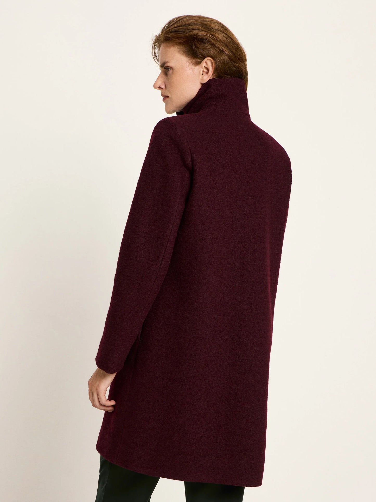 Frakke, Wool, Bordeaux, Lanius