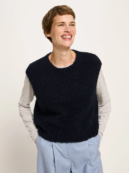 Vest, Wool, Midnight, Lanius