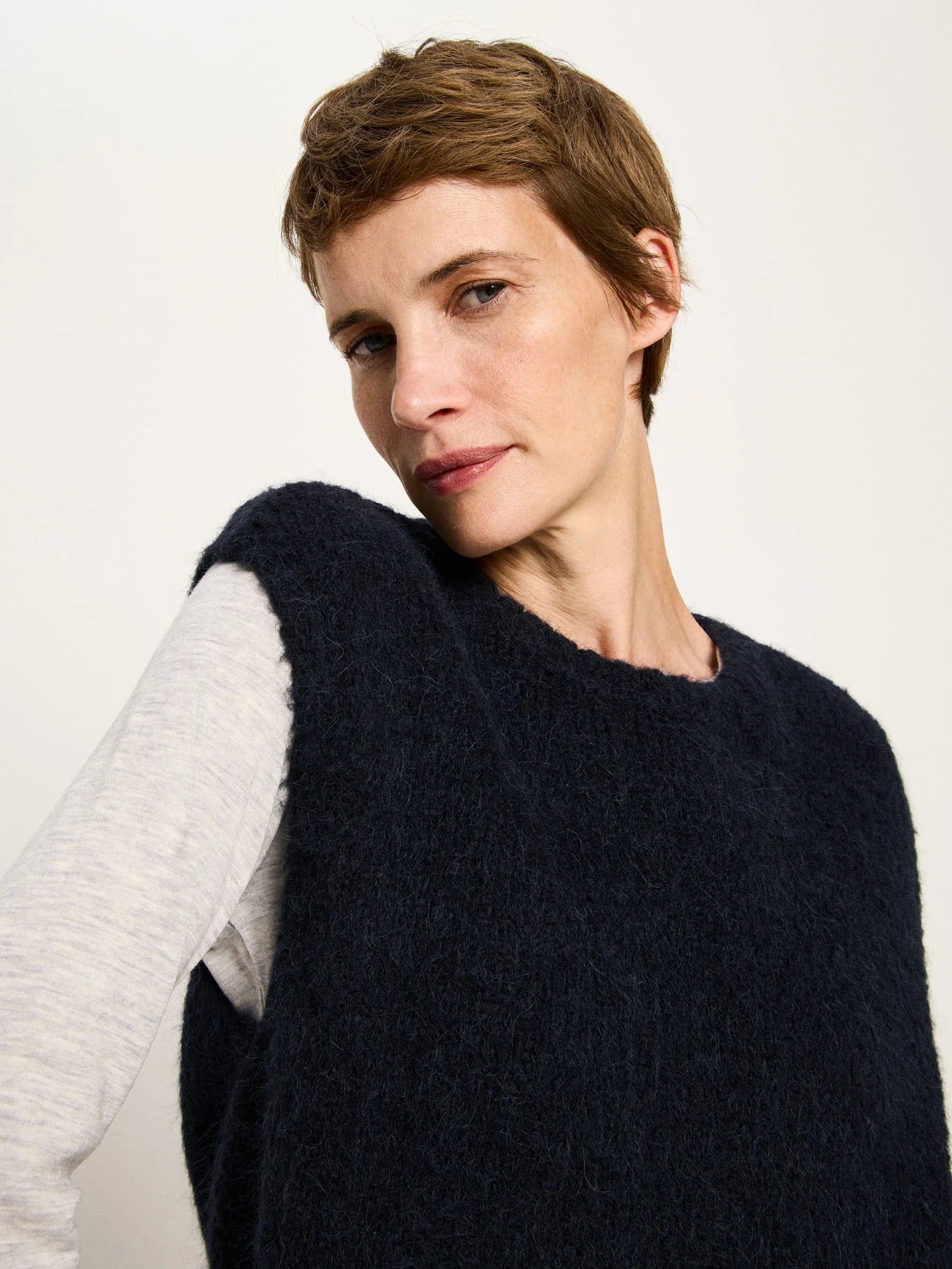 Vest, Wool, Midnight, Lanius