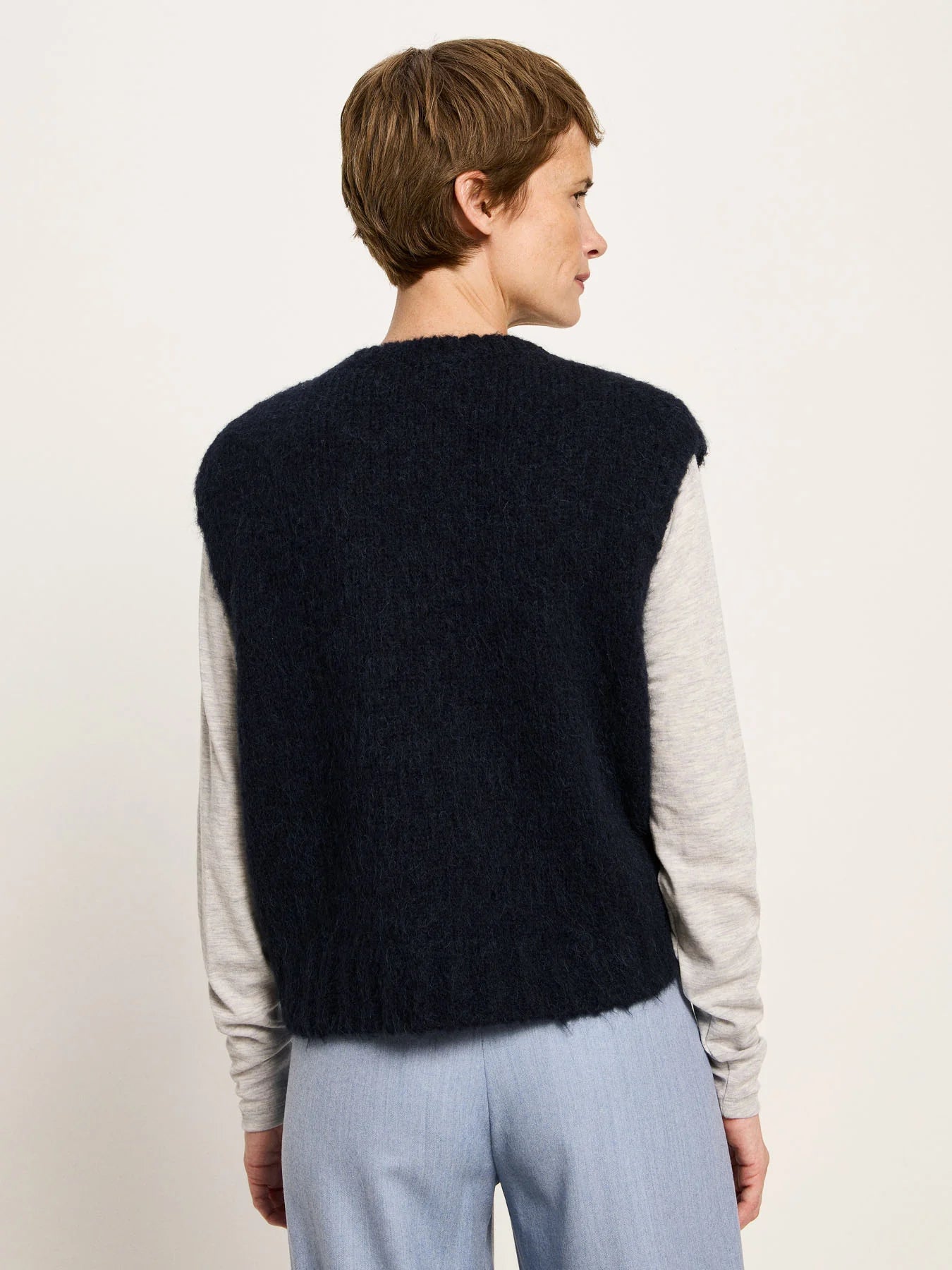 Vest, Wool, Midnight, Lanius